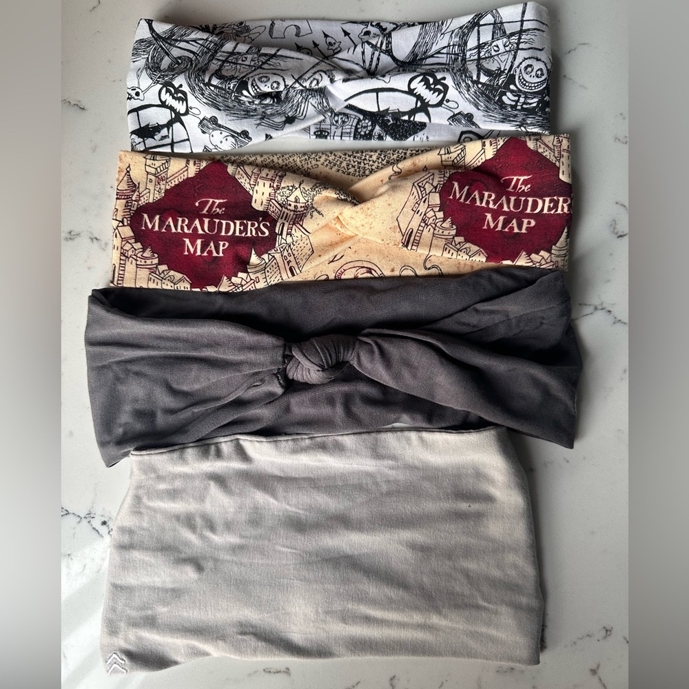 4 Soft Headbands - Variety Pack
